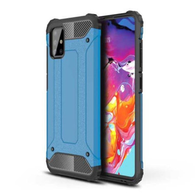 Etui Samsung GALAXY A51, Drop Niebieski - FunnyCase