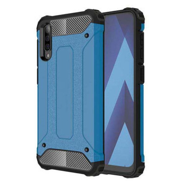 Etui Samsung GALAXY A70, Drop Niebieski - FunnyCase