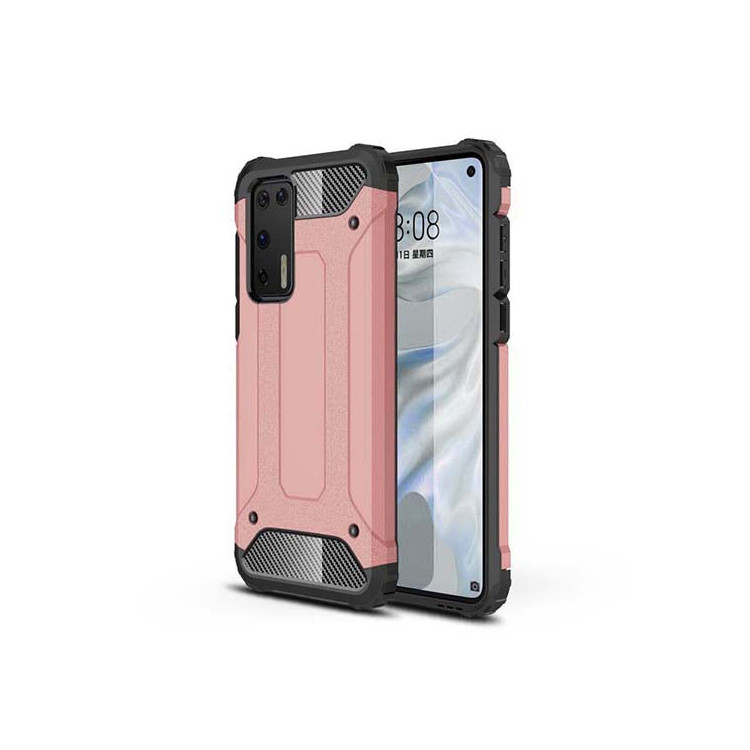 Etui Huawei P40, Drop Rose gold - FunnyCase