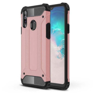 Etui Samsung GALAXY A20E, Drop Rose gold - FunnyCase