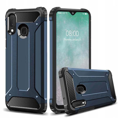 Etui Samsung GALAXY A20E, Drop Szary - FunnyCase