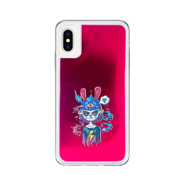 ETUI LIQUID NEON NA TELEFON APPLE IPHONE X / XS RÓŻOWY ST_CBR-2020-2-200