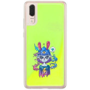 ETUI LIQUID NEON NA TELEFON HUAWEI P20 ZIELONY ST_CBR-2020-2-200