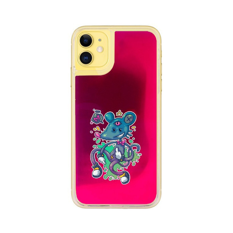 ETUI LIQUID NEON NA TELEFON APPLE IPHONE 11 RÓŻOWY ST_CBR-2020-2-202