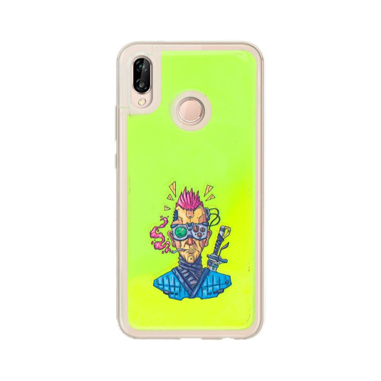 ETUI LIQUID NEON NA TELEFON HUAWEI P20 LITE ZIELONY ST_CBR-2020-2-203