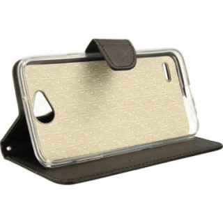 Etui Lg X POWER 2, Book Fancy Czarny - FunnyCase