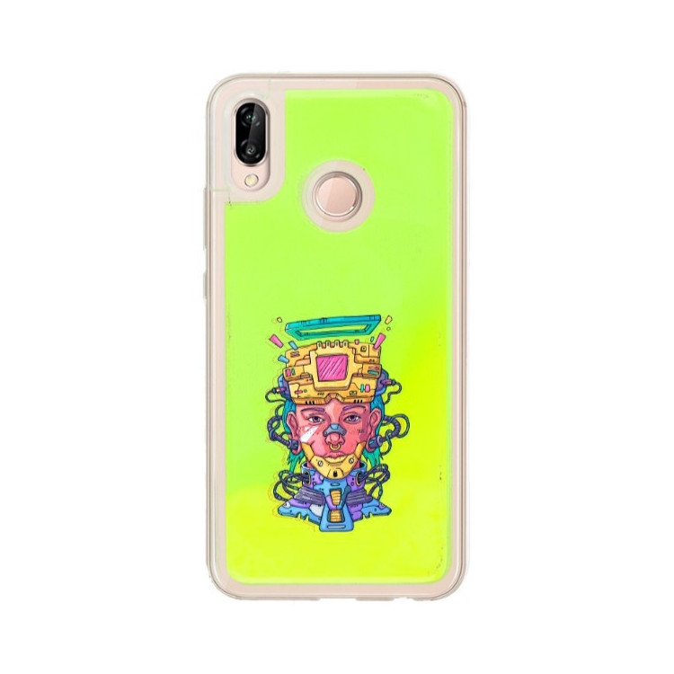 ETUI LIQUID NEON NA TELEFON HUAWEI P20 LITE ZIELONY ST_CBR-2020-2-206