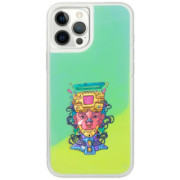 ETUI LIQUID NEON NA TELEFON APPLE IPHONE 12 PRO MAX ZIELONY ST_CBR-2020-2-206