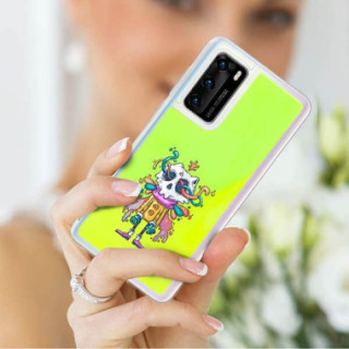 ETUI LIQUID NEON NA TELEFON HUAWEI P40 ZIELONY...