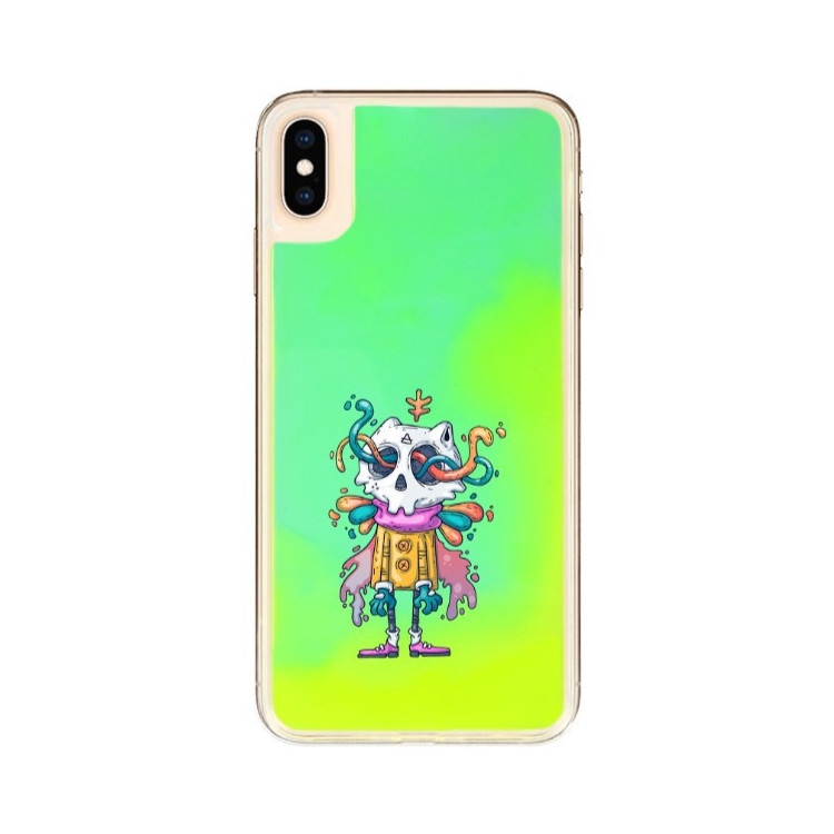 ETUI LIQUID NEON NA TELEFON APPLE IPHONE XS MAX ZIELONY ST_CBR-2020-2-207