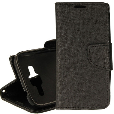 Etui Samsung GALAXY CORE PRIME, Book Fancy Czarny - FunnyCase