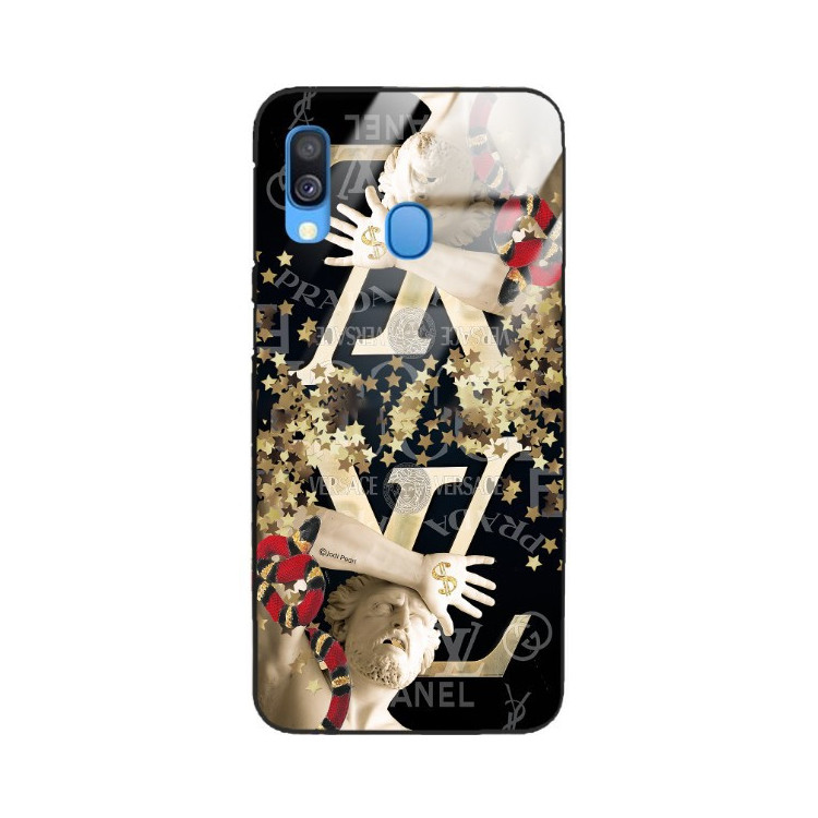 ETUI BLACK CASE GLASS NA TELEFON SAMSUNG GALAXY A40 ST_JODI-PEDRI-2021-2-207