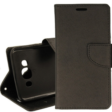 Etui Samsung GALAXY J7 2016, Book Fancy Czarny - FunnyCase