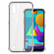 ETUI ANTI-SHOCK NA TELEFON SAMSUNG GALAXY M01 TRANSPARENT