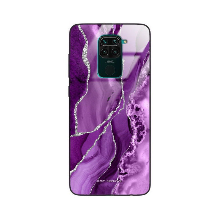 ETUI BLACK CASE GLASS NA TELEFON XIAOMI REDMI NOTE 9 ST_AGST-202