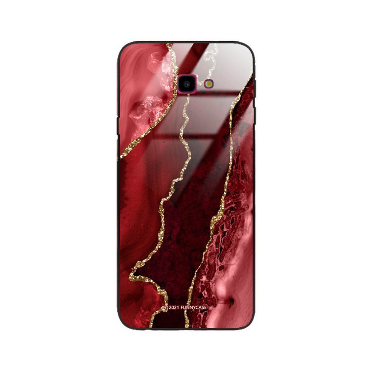 ETUI BLACK CASE GLASS NA TELEFON SAMSUNG GALAXY J4 PLUS 2018 ST_AGST-207