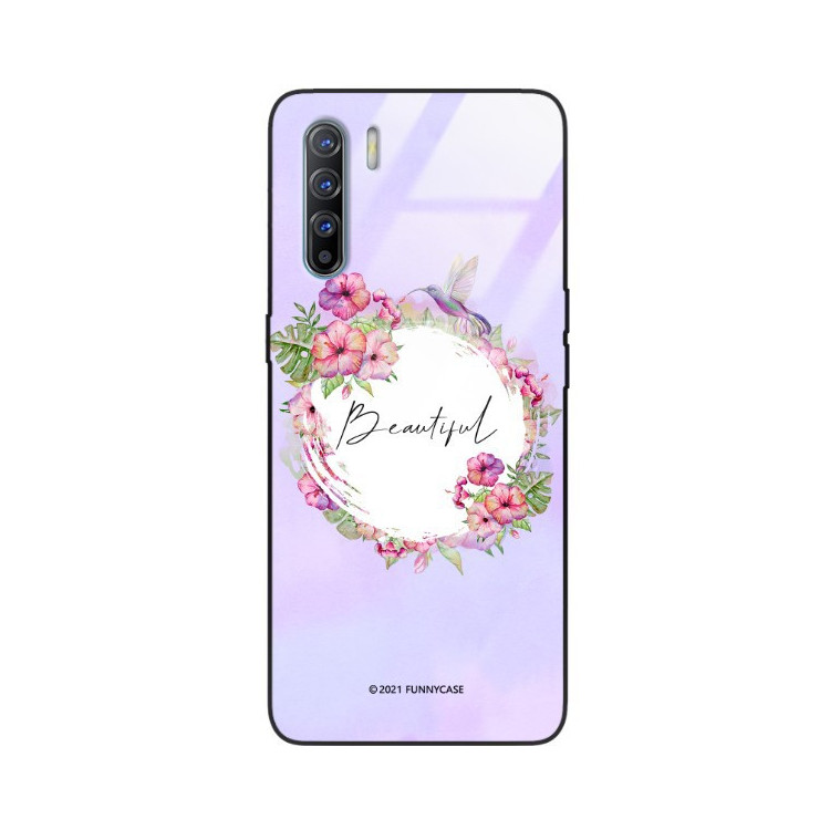 Etui Oppo A91 / RENO 3, ST_SPRG-201 Wzory - FunnyCase