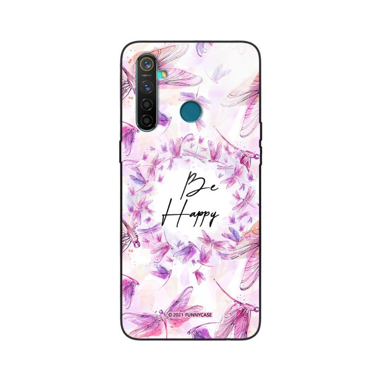 ETUI BLACK CASE GLASS NA TELEFON REALME REALME 5 ST_SPRG-202