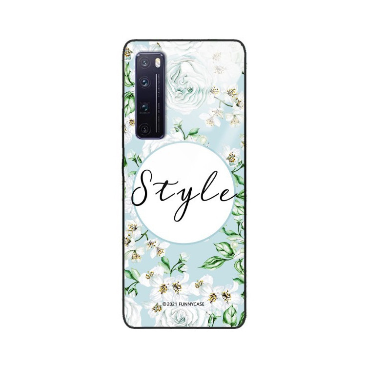 ETUI BLACK CASE GLASS NA TELEFON HUAWEI NOVA 7 PRO ST_SPRG-206