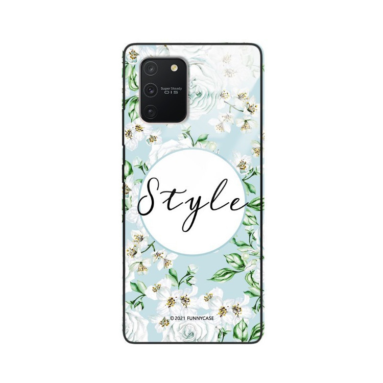 ETUI BLACK CASE GLASS NA TELEFON SAMSUNG GALAXY A91 / S10 LITE ST_SPRG-206