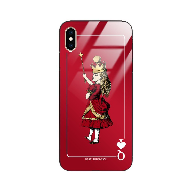 Etui Apple IPHONE XS MAX, ST_QUEEN-OF-CARDS-200 Wzory - FunnyCase