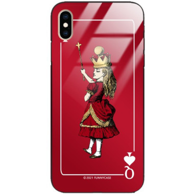 Etui Apple IPHONE XS MAX, ST_QUEEN-OF-CARDS-200 Wzory - FunnyCase