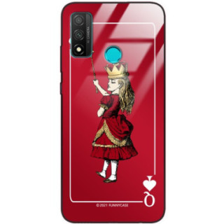 ETUI BLACK CASE GLASS NA TELEFON HUAWEI P SMART 2020 ST_QUEEN-OF-CARDS-200