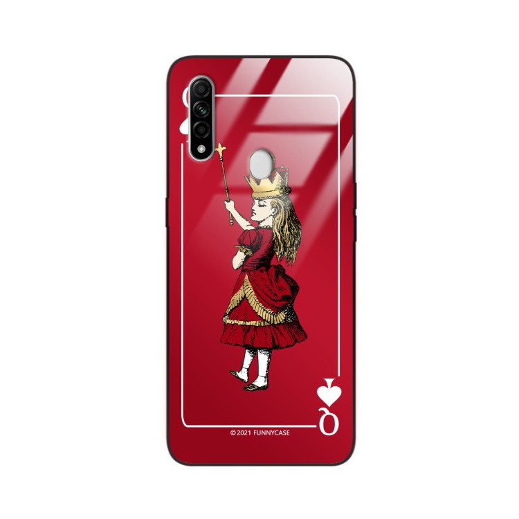 Etui Oppo A8 / A31 2020, ST_QUEEN-OF-CARDS-200 Wzory - FunnyCase