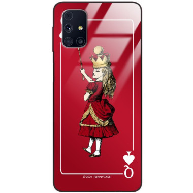 Etui Samsung GALAXY M31S, ST_QUEEN-OF-CARDS-200 Wzory - FunnyCase