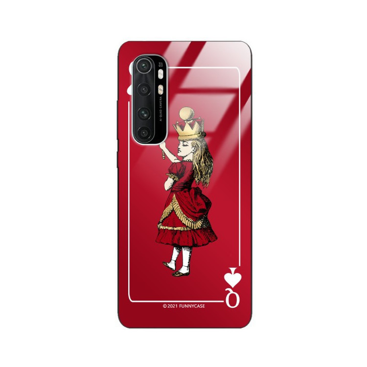 Etui Xiaomi MI NOTE 10 LITE, ST_QUEEN-OF-CARDS-200 Wzory - FunnyCase