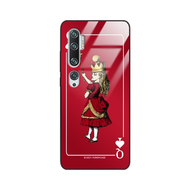 Etui Xiaomi MI NOTE 10, ST_QUEEN-OF-CARDS-200 Wzory - FunnyCase