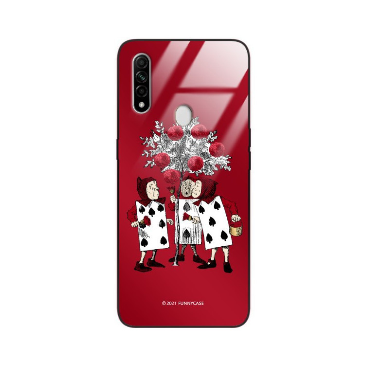 Etui Oppo A8 / A31 2020, ST_QUEEN-OF-CARDS-201 Wzory - FunnyCase