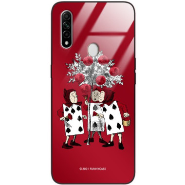 Etui Oppo A8 / A31 2020, ST_QUEEN-OF-CARDS-201 Wzory - FunnyCase