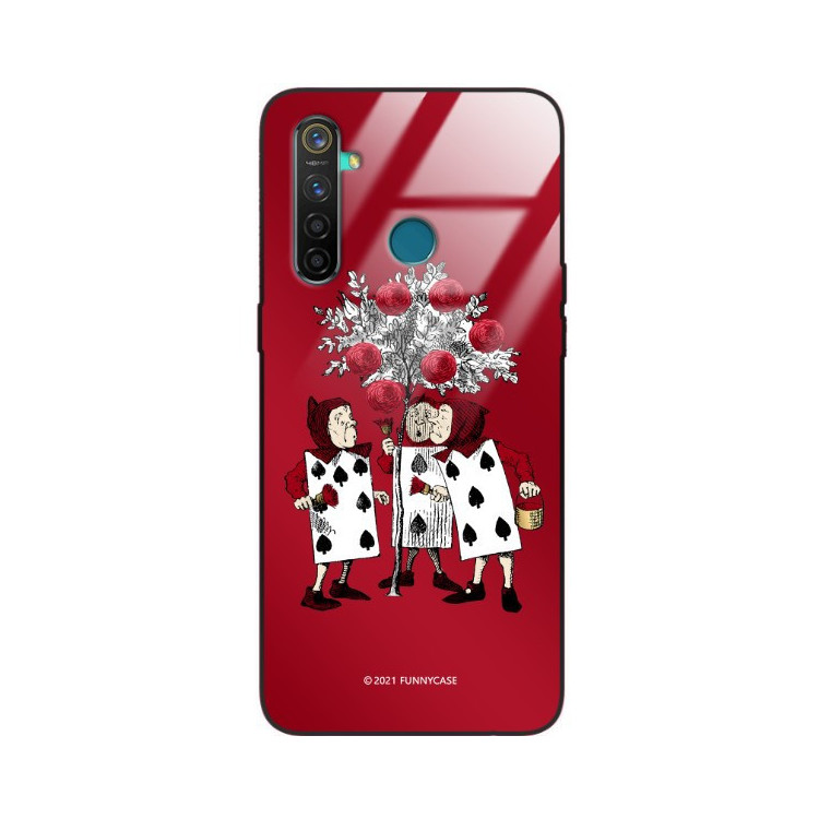 Etui Realme REALME 5, ST_QUEEN-OF-CARDS-201 Wzory - FunnyCase