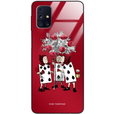 Etui Samsung GALAXY M31S, ST_QUEEN-OF-CARDS-201 Wzory - FunnyCase