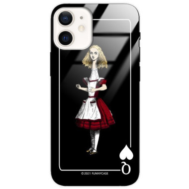 Etui Apple IPHONE 12 MINI, ST_QUEEN-OF-CARDS-202 Wzory - FunnyCase