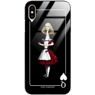 Etui Apple IPHONE XS MAX, ST_QUEEN-OF-CARDS-202 Wzory - FunnyCase