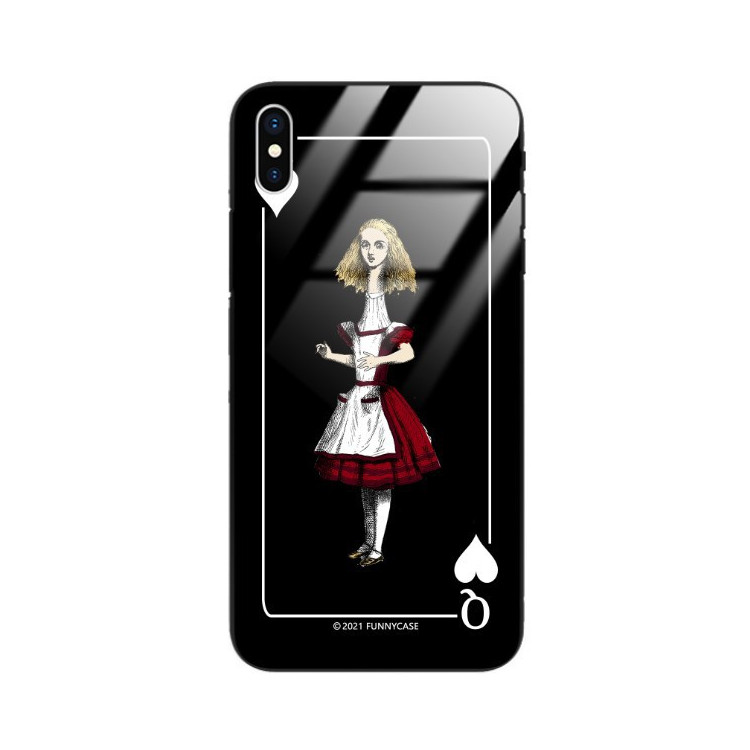 Etui Apple IPHONE X / XS, ST_QUEEN-OF-CARDS-202 Wzory - FunnyCase