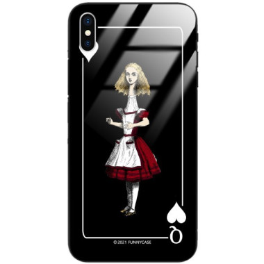 Etui Apple IPHONE X / XS, ST_QUEEN-OF-CARDS-202 Wzory - FunnyCase