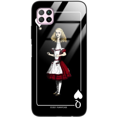 Etui Huawei P40 LITE, ST_QUEEN-OF-CARDS-202 Wzory - FunnyCase