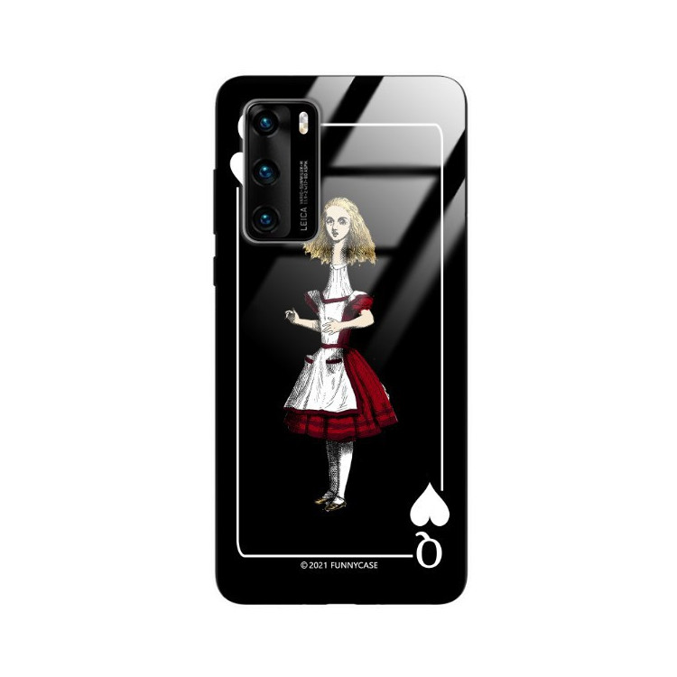 Etui Huawei P40, ST_QUEEN-OF-CARDS-202 Wzory - FunnyCase