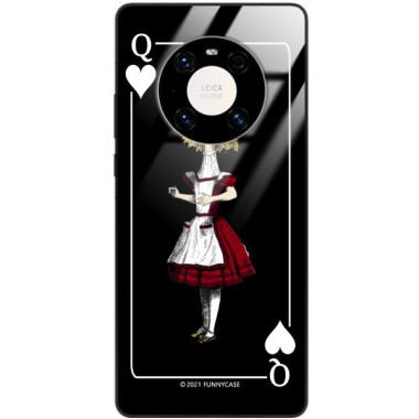 Etui Huawei MATE 40, ST_QUEEN-OF-CARDS-202 Wzory - FunnyCase