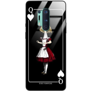 Etui Oneplus 8 PRO, ST_QUEEN-OF-CARDS-202 Wzory - FunnyCase