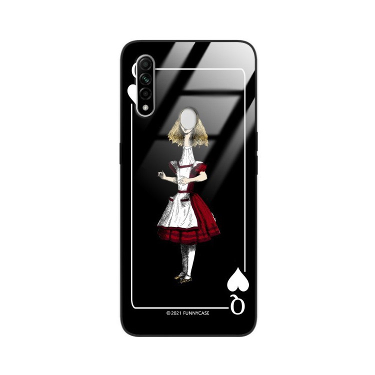 Etui Oppo A8 / A31 2020, ST_QUEEN-OF-CARDS-202 Wzory - FunnyCase