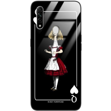 Etui Oppo A8 / A31 2020, ST_QUEEN-OF-CARDS-202 Wzory - FunnyCase