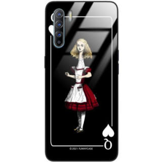 Etui Oppo A91 / RENO 3, ST_QUEEN-OF-CARDS-202 Wzory - FunnyCase