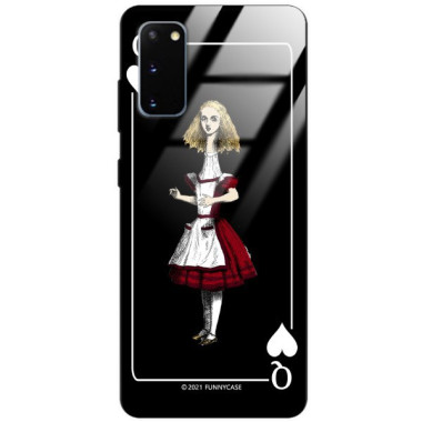 Etui Samsung GALAXY S20, ST_QUEEN-OF-CARDS-202 Wzory - FunnyCase