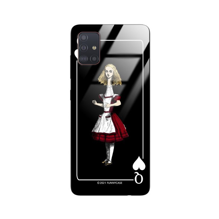 Etui Samsung GALAXY A51, ST_QUEEN-OF-CARDS-202 Wzory - FunnyCase