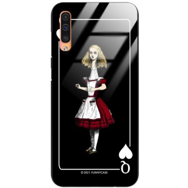 Etui Samsung GALAXY A50 / A30S / A50S, ST_QUEEN-OF-CARDS-202 Wzory - FunnyCase