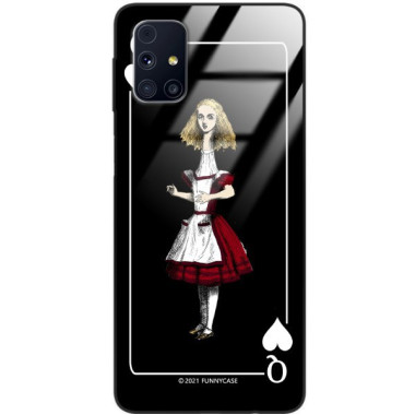 Etui Samsung GALAXY M31S, ST_QUEEN-OF-CARDS-202 Wzory - FunnyCase